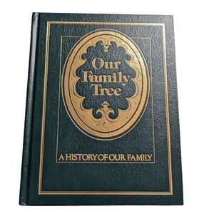 Our Family Tree, A History of Our Family, Genealogy Ancestry Hardcover Book 1977